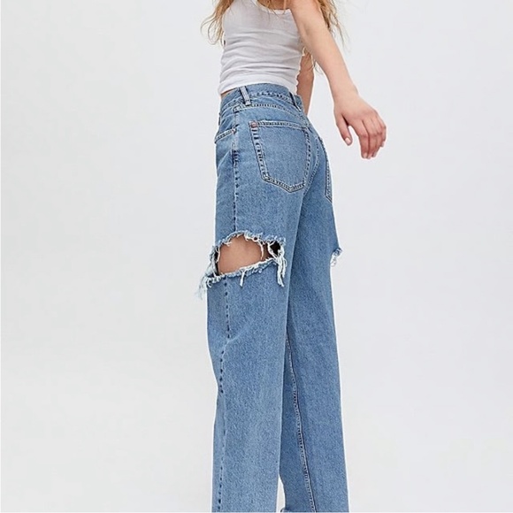 NWT Denim jeans with slash details - Picture 1 of 8